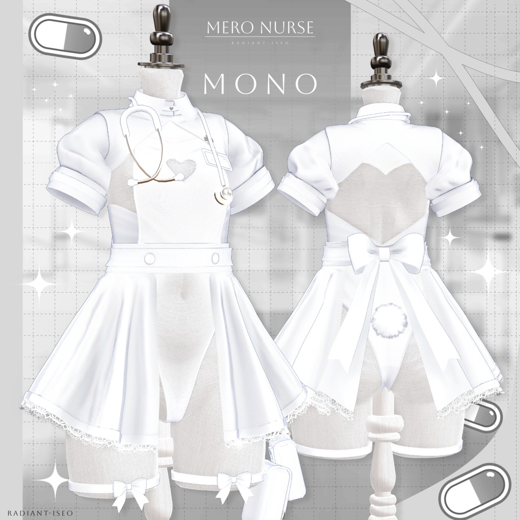 【🩺🩷メロナース🩷🩺】Mero nurse 16アバター対応Radiant-iseo