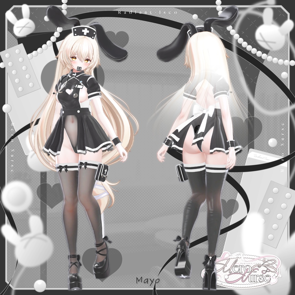 【🩺🩷メロナース🩷🩺】Mero nurse 16アバター対応Radiant-iseo