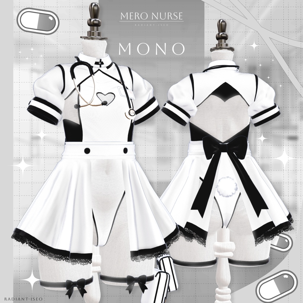 【🩺🩷メロナース🩷🩺】Mero nurse 16アバター対応Radiant-iseo