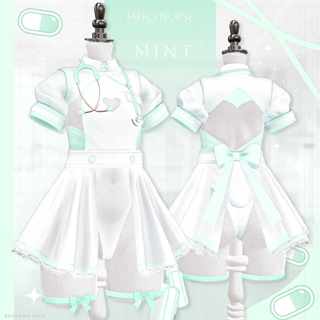 【🩺🩷メロナース🩷🩺】Mero nurse 16アバター対応Radiant-iseo