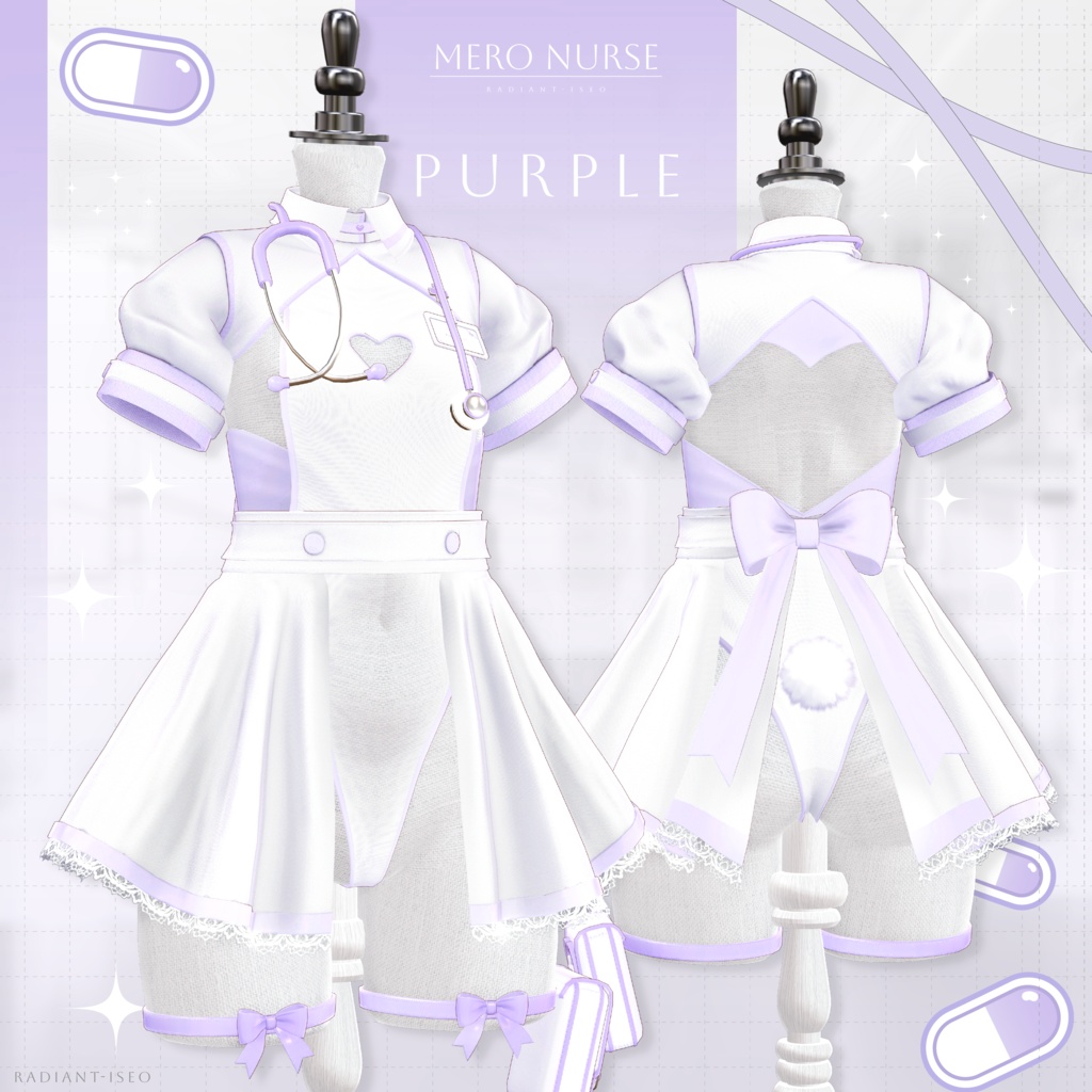 【🩺🩷メロナース🩷🩺】Mero nurse 16アバター対応Radiant-iseo