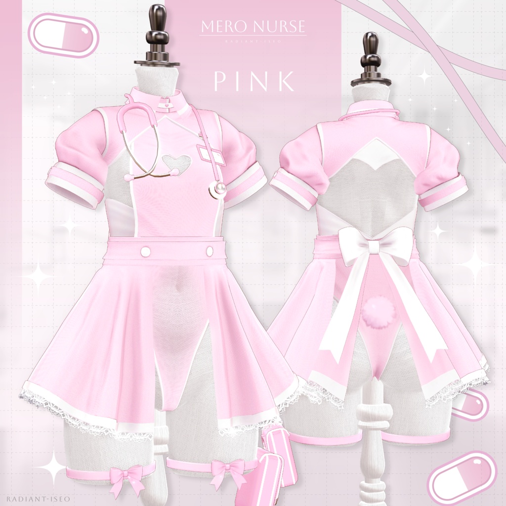 【🩺🩷メロナース🩷🩺】Mero nurse 16アバター対応Radiant-iseo