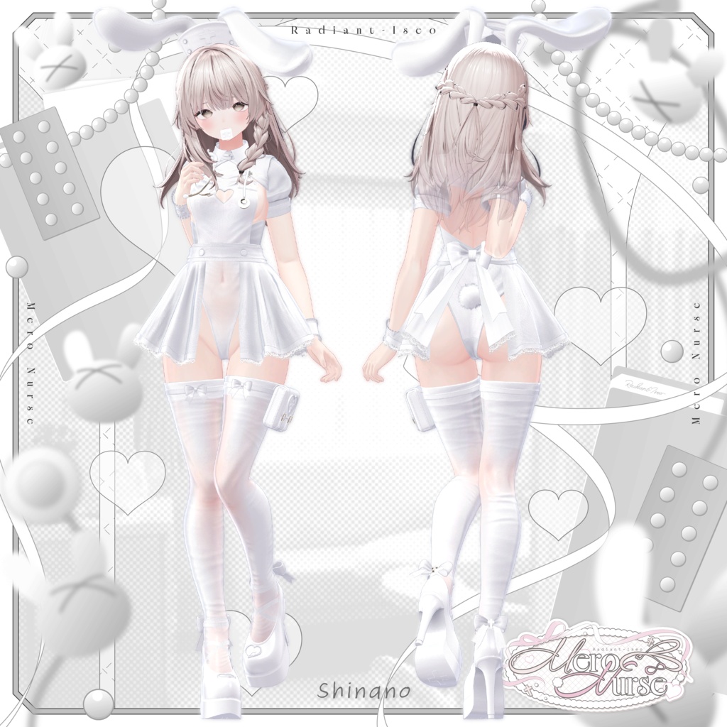 【🩺🩷メロナース🩷🩺】Mero nurse 16アバター対応Radiant-iseo