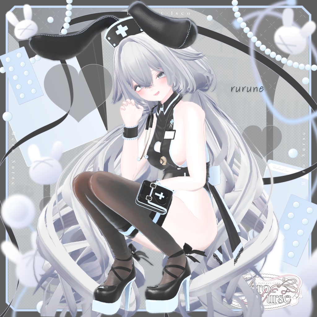 【🩺🩷メロナース🩷🩺】Mero nurse 16アバター対応Radiant-iseo