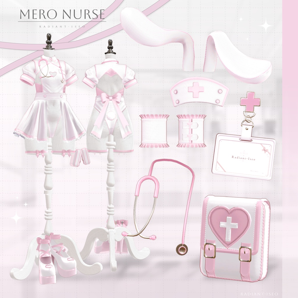 【🩺🩷メロナース🩷🩺】Mero nurse 16アバター対応Radiant-iseo