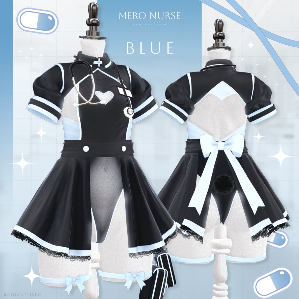 【🩺🩷メロナース🩷🩺】Mero nurse 16アバター対応Radiant-iseo
