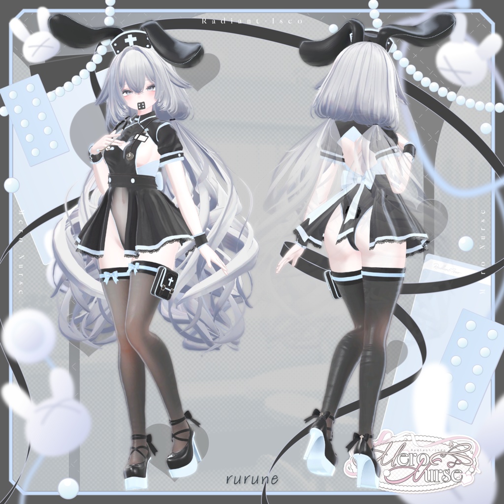 【🩺🩷メロナース🩷🩺】Mero nurse 16アバター対応Radiant-iseo