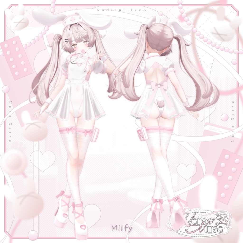 【🩺🩷メロナース🩷🩺】Mero nurse 16アバター対応Radiant-iseo