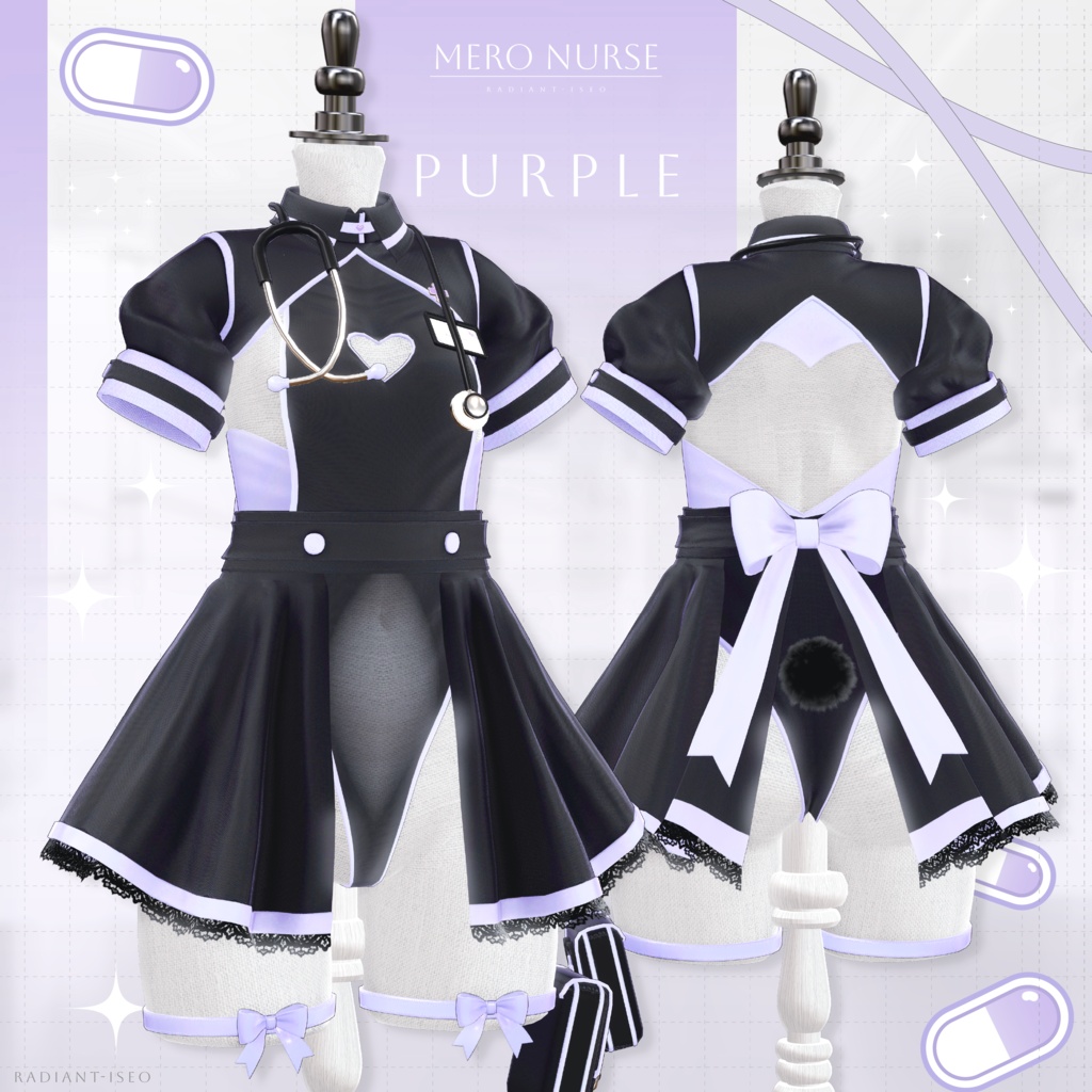 【🩺🩷メロナース🩷🩺】Mero nurse 16アバター対応Radiant-iseo