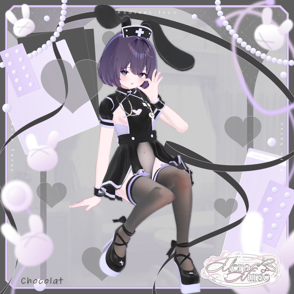 【🩺🩷メロナース🩷🩺】Mero nurse 16アバター対応Radiant-iseo