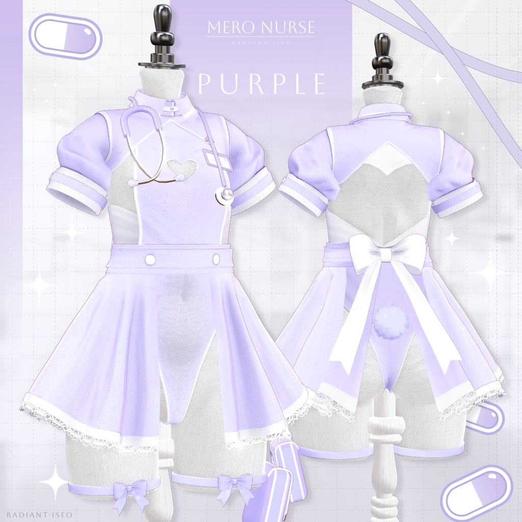【🩺🩷メロナース🩷🩺】Mero nurse 16アバター対応Radiant-iseo