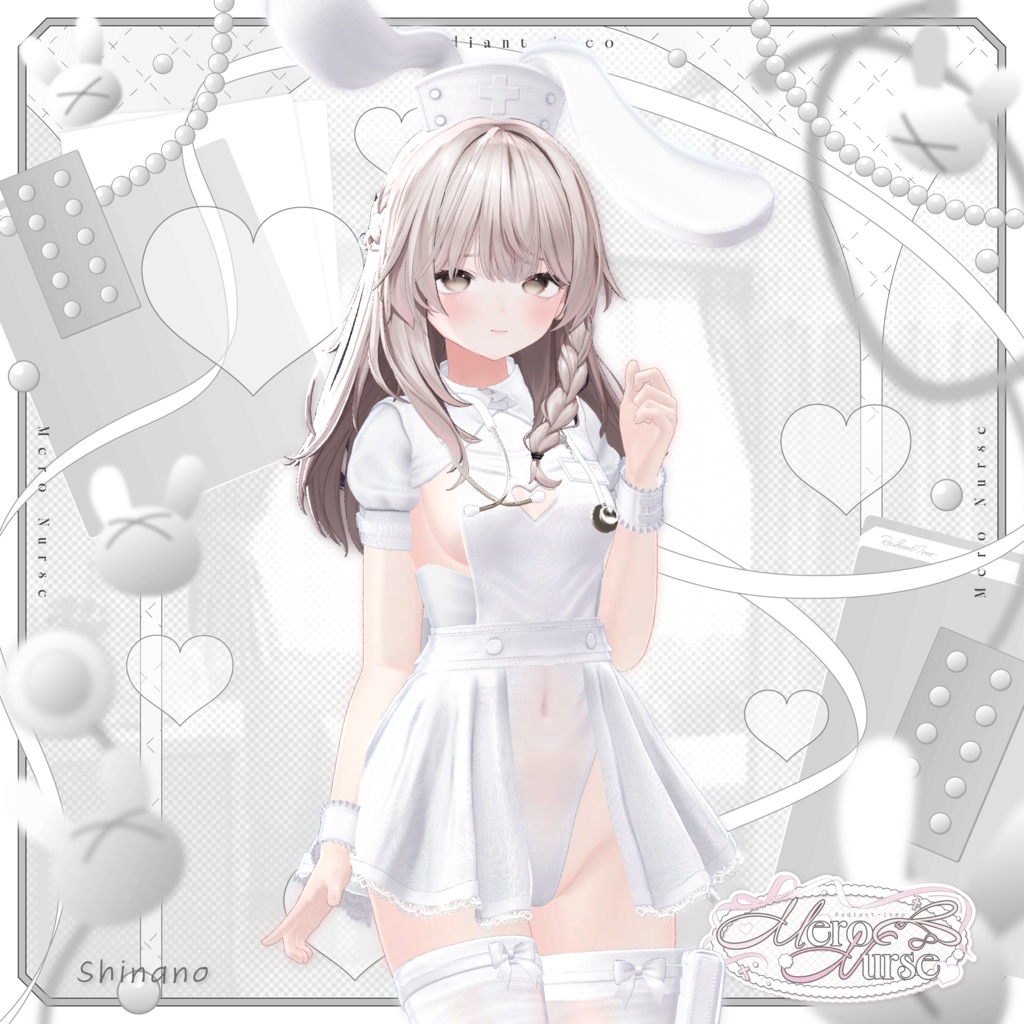 【🩺🩷メロナース🩷🩺】Mero nurse 16アバター対応Radiant-iseo