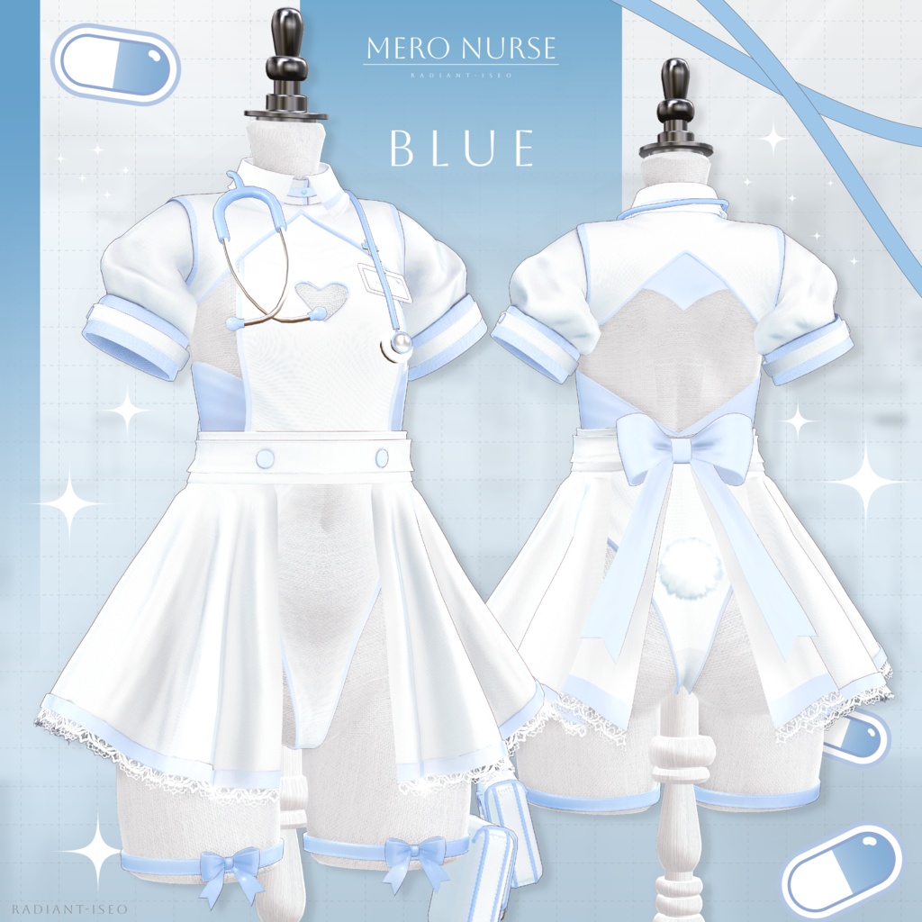 【🩺🩷メロナース🩷🩺】Mero nurse 16アバター対応Radiant-iseo