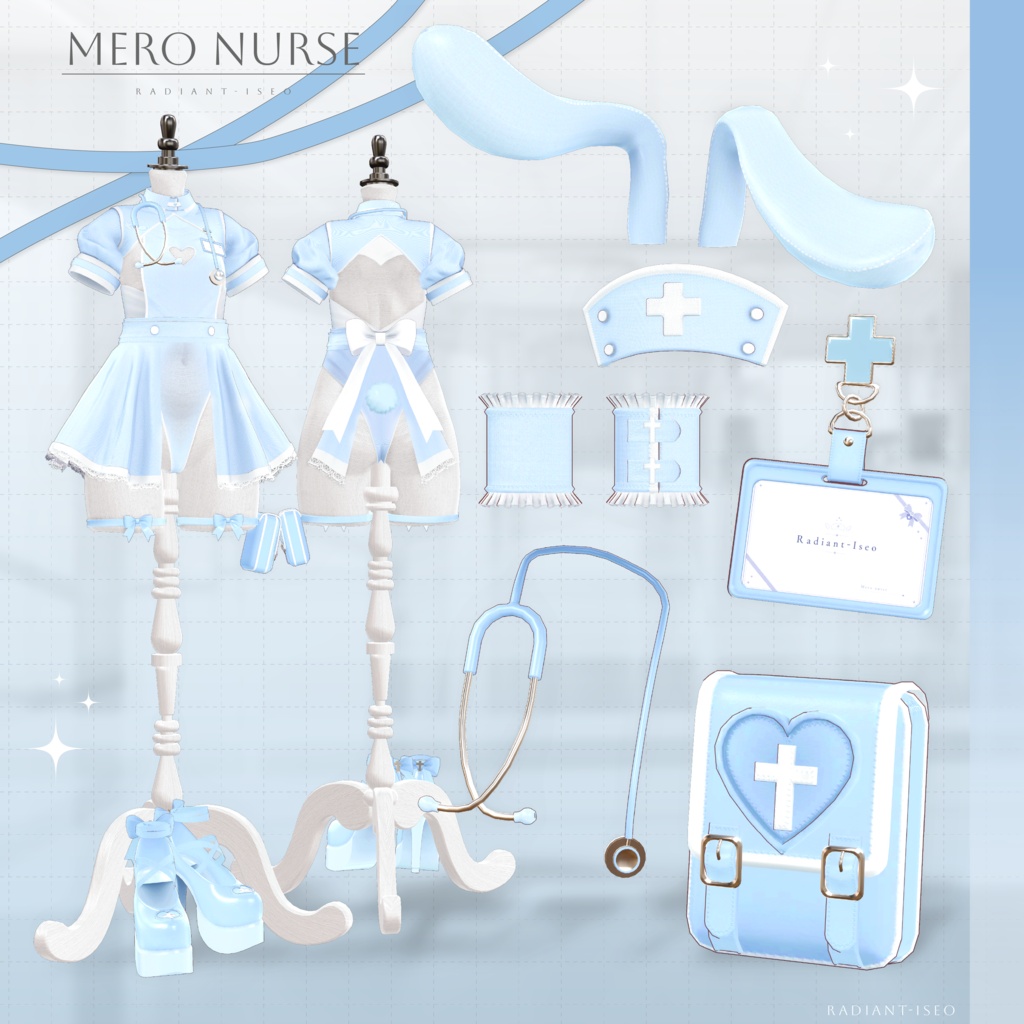 【🩺🩷メロナース🩷🩺】Mero nurse 16アバター対応Radiant-iseo