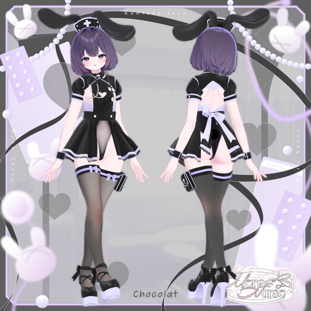 【🩺🩷メロナース🩷🩺】Mero nurse 16アバター対応Radiant-iseo