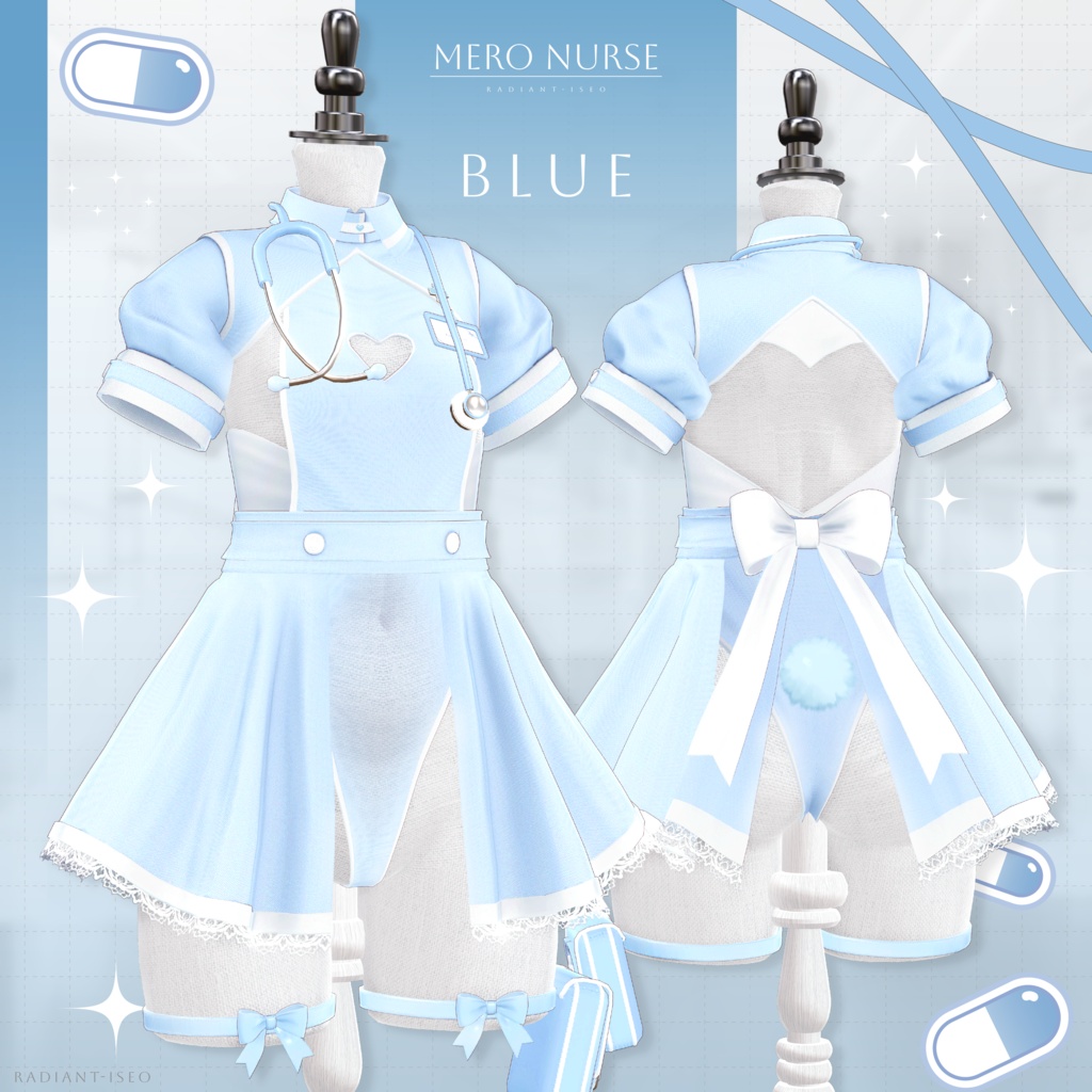 【🩺🩷メロナース🩷🩺】Mero nurse 16アバター対応Radiant-iseo
