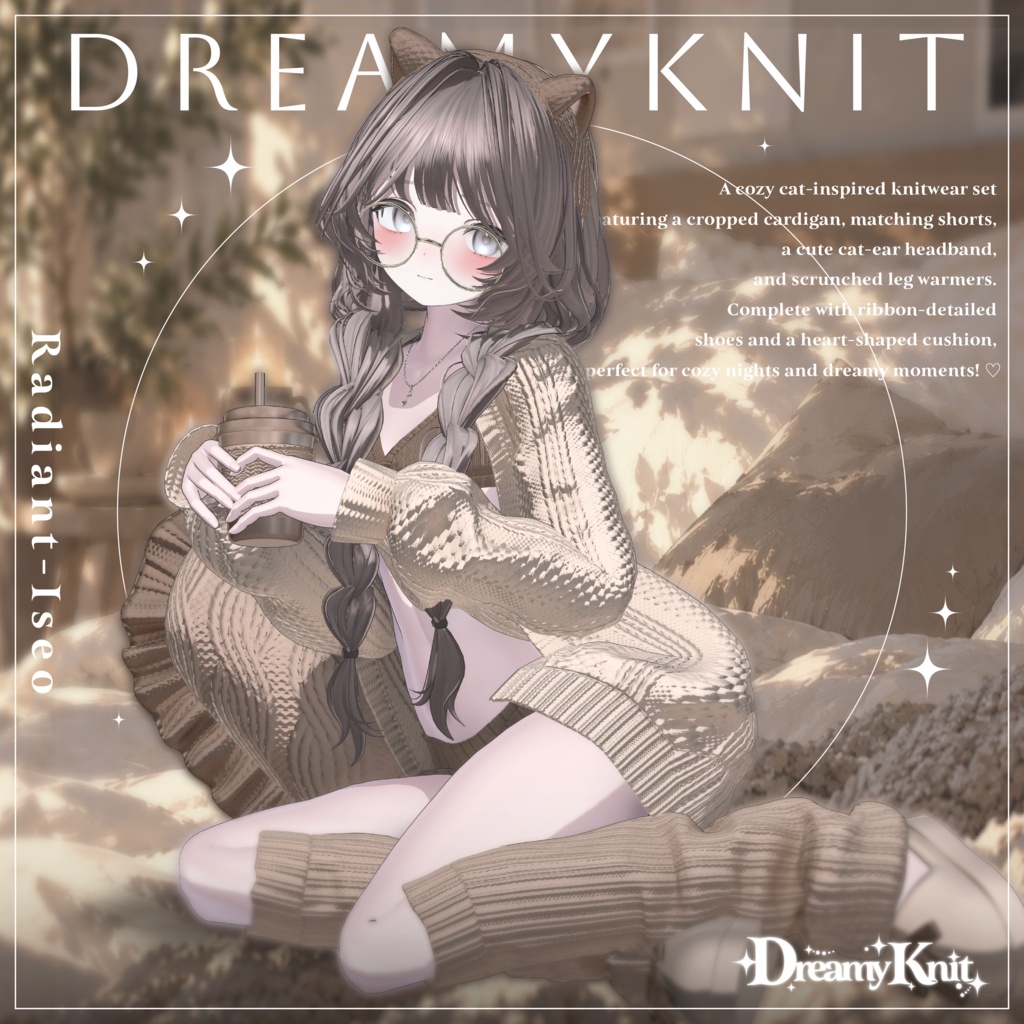 【🧶 𝑫𝒓𝒆𝒂𝒎𝒚𝑲𝒏𝒊𝒕 🎀】ドリーミーニット 14アバター対応Radiant-iseo