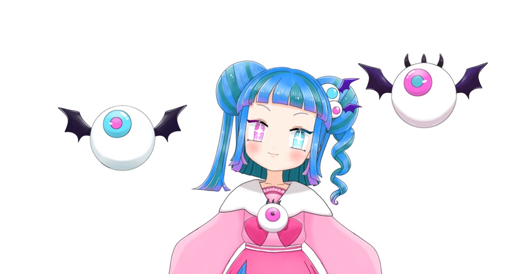 【Live2Dモデル】目玉と女の子【限定1点】