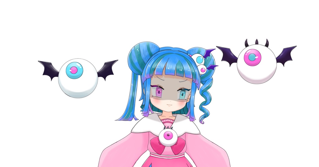 【Live2Dモデル】目玉と女の子【限定1点】