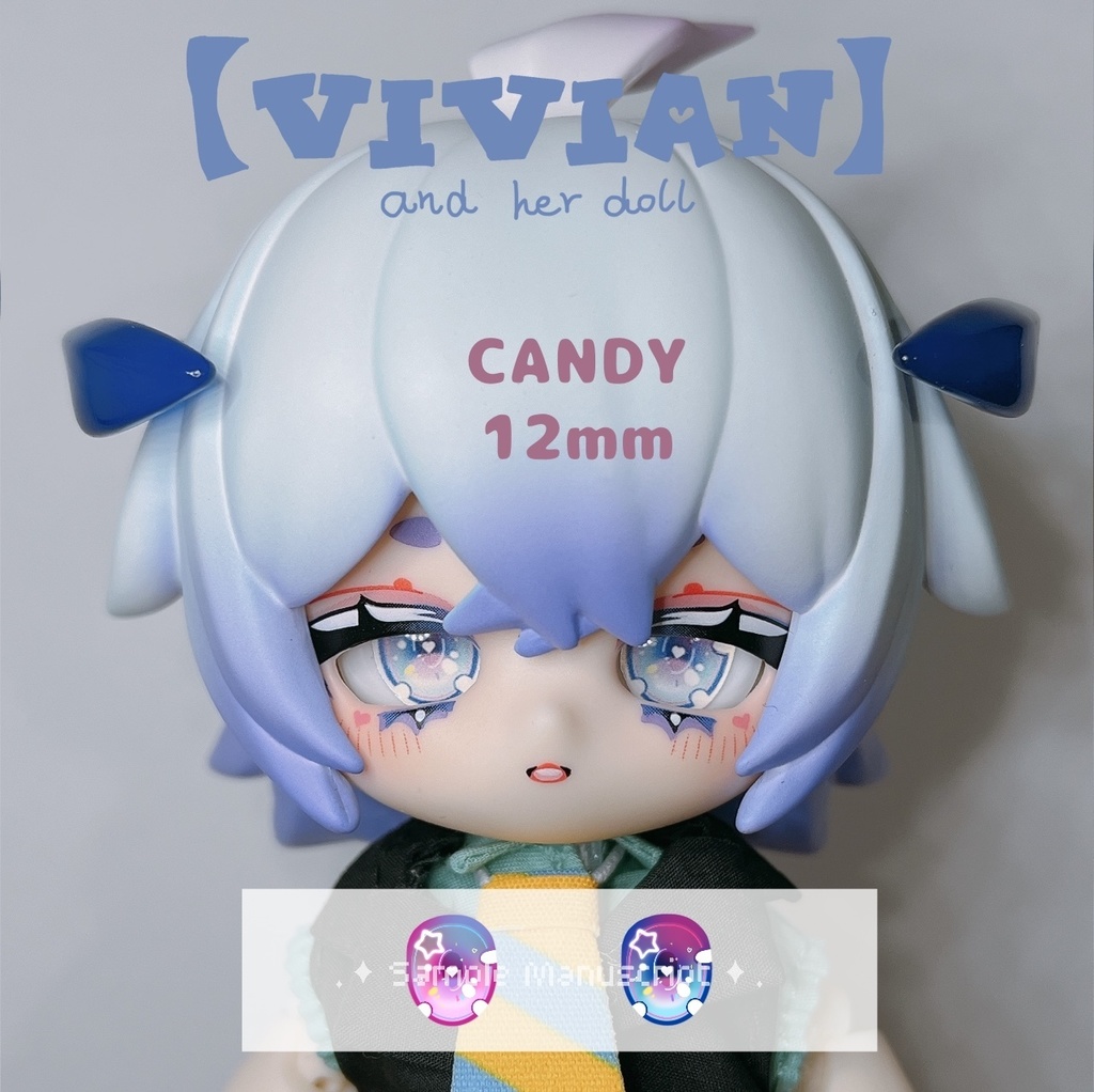 【VIVIAN】12mmカボションアイ　CANDY