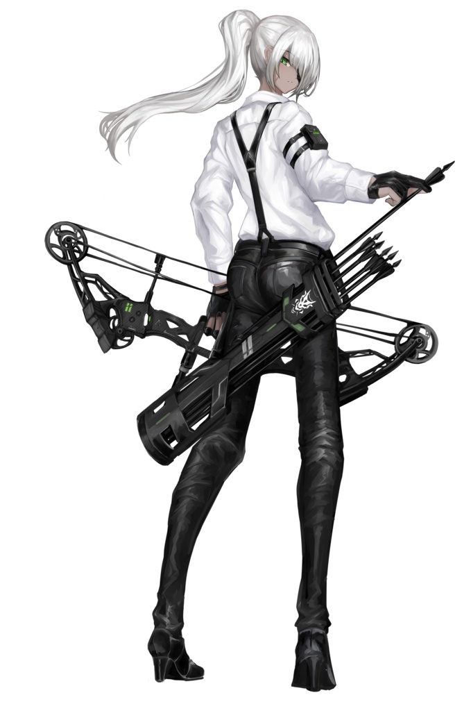 スーツ 弓 立ち絵