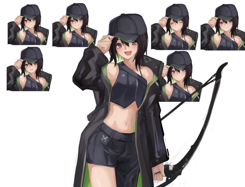 弓　ギャル　アーチャー