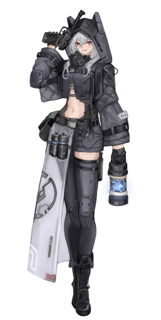 オオカミ娘 暗殺者 表情差分10種類