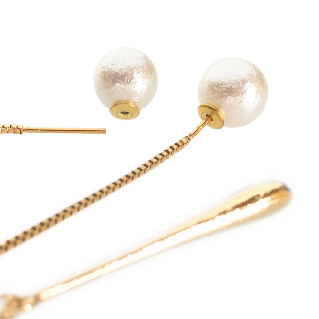 野球好きのためのバットとボールのアメリカンピアス・ノンホールピアス