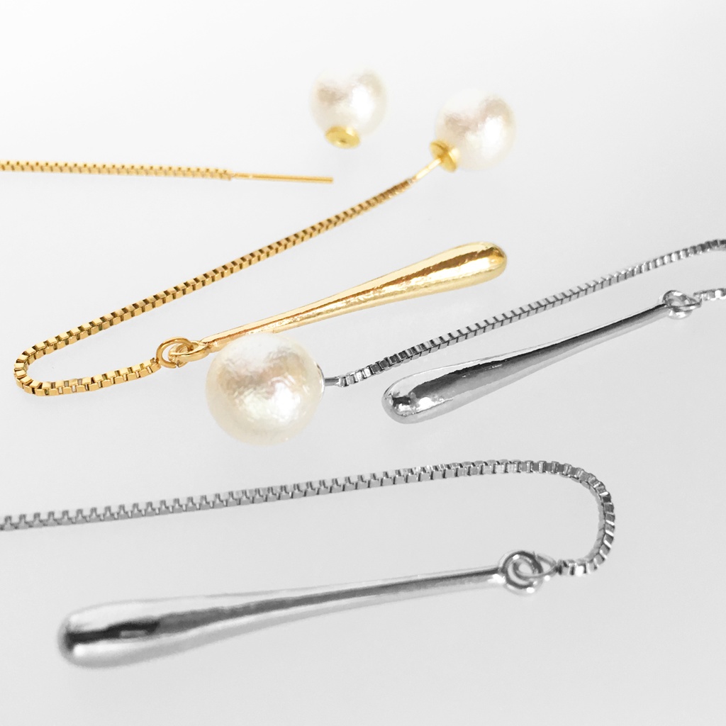 野球好きのためのバットとボールのアメリカンピアス・ノンホールピアス