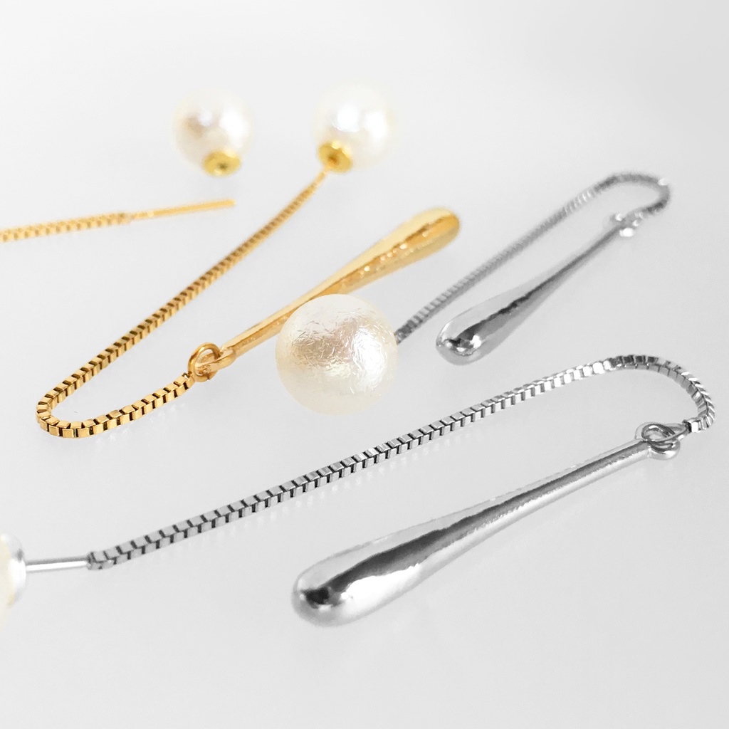 野球好きのためのバットとボールのアメリカンピアス・ノンホールピアス