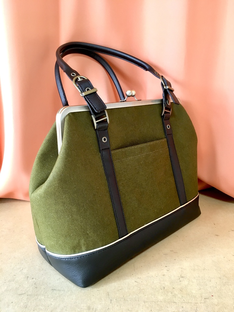 御手杵イメージがま口トートバッグ