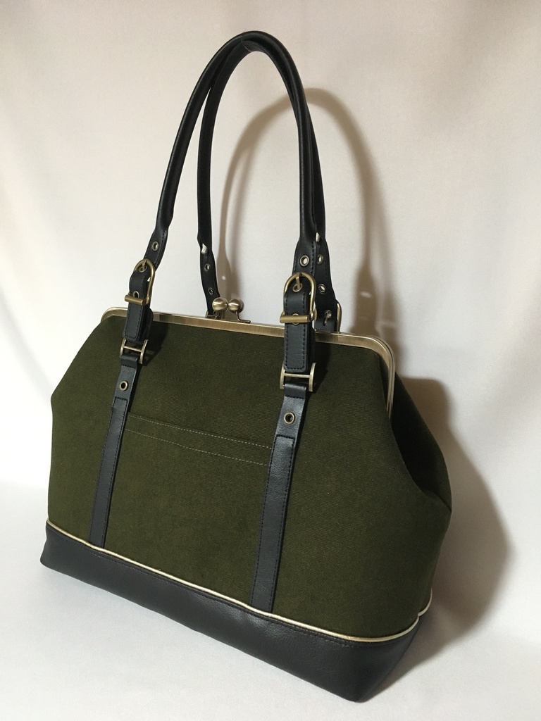 御手杵イメージがま口トートバッグ