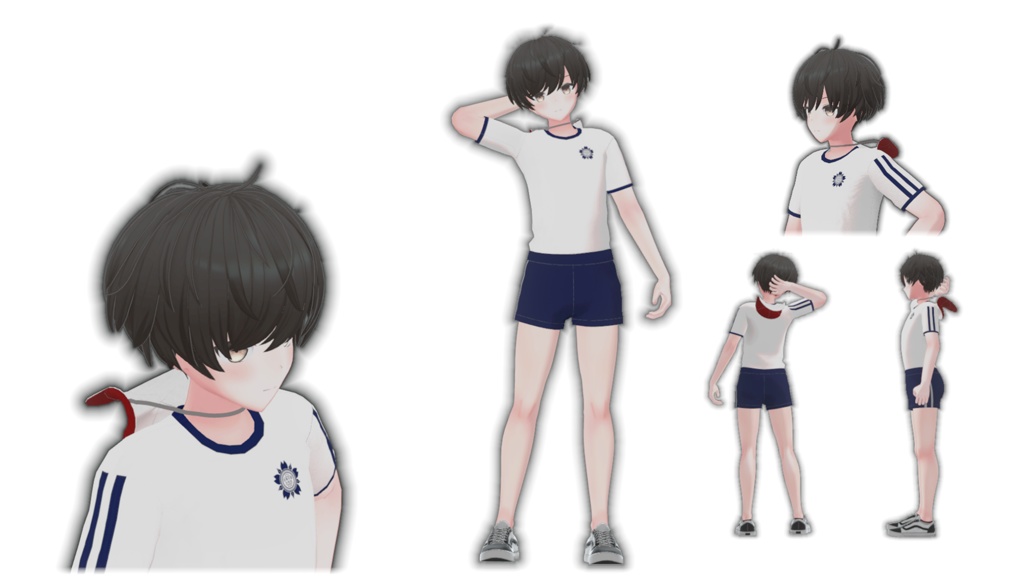 虚構学園初等部指定体操着 (ぜれアバ+PlusHead+ハオラン+ひゅーじょん対応)