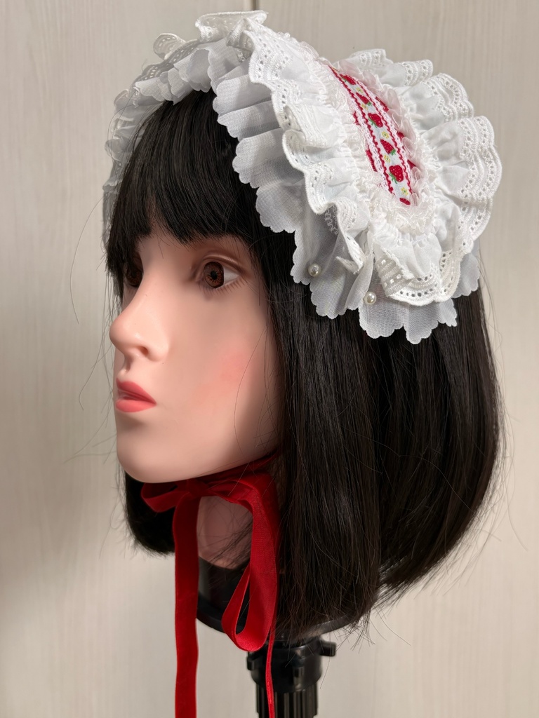 ヘッドドレス【いちご】