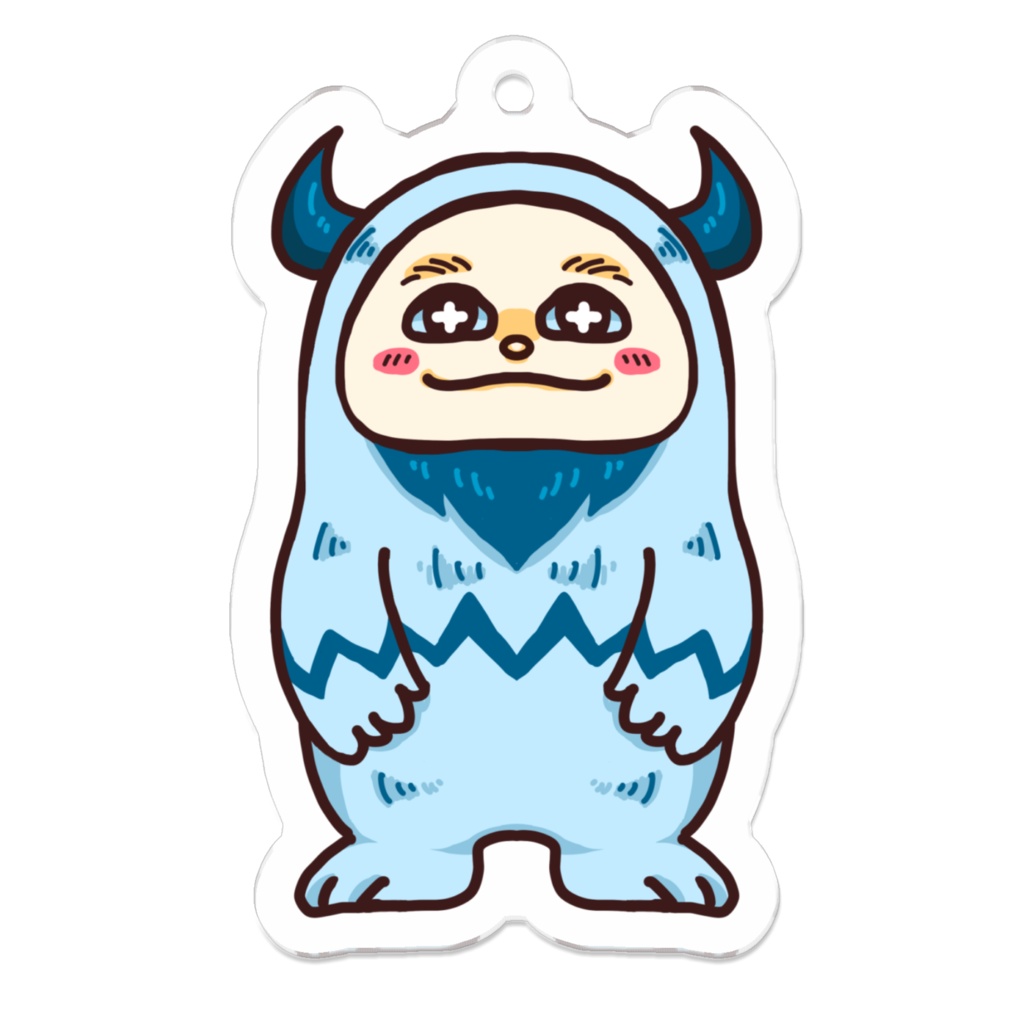 BLUE SNOWのアクリルキーホルダー