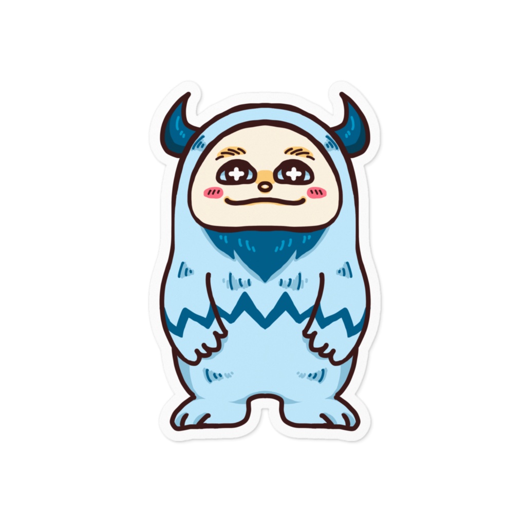 BLUE SNOWのステッカー