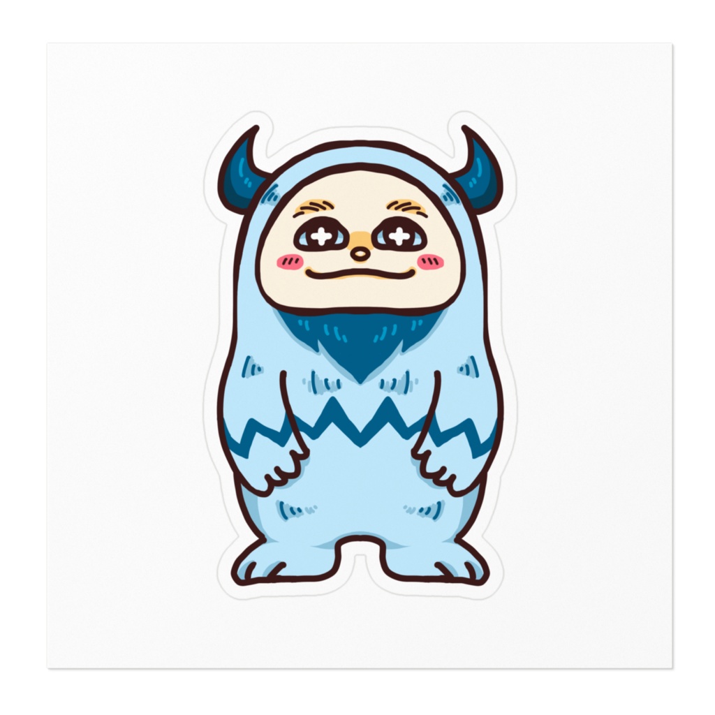 BLUE SNOWのステッカー