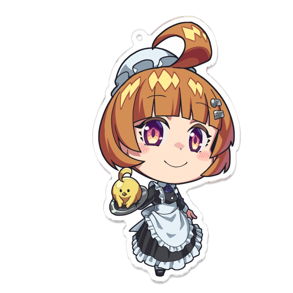 ちほう推しin富山オリジナルアクリルキーホルダー『珠乃ぴょこ』