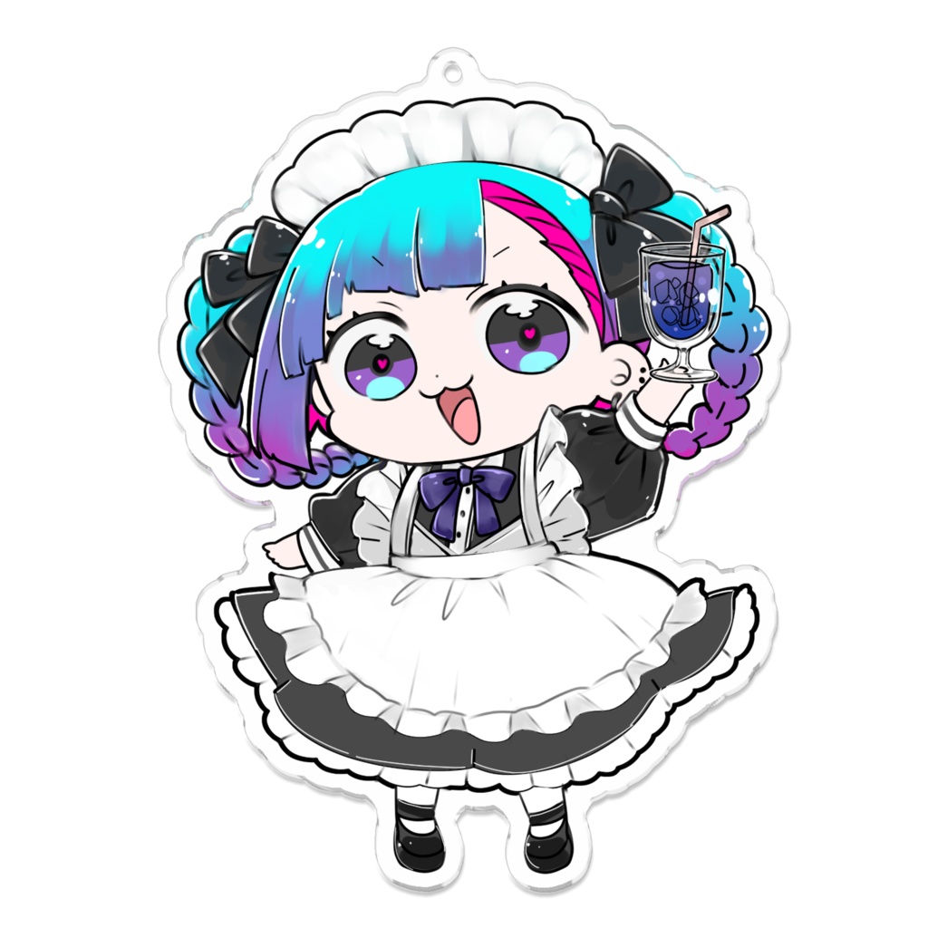 ちほう推しin富山オリジナルアクリルキーホルダー『響夜極光』