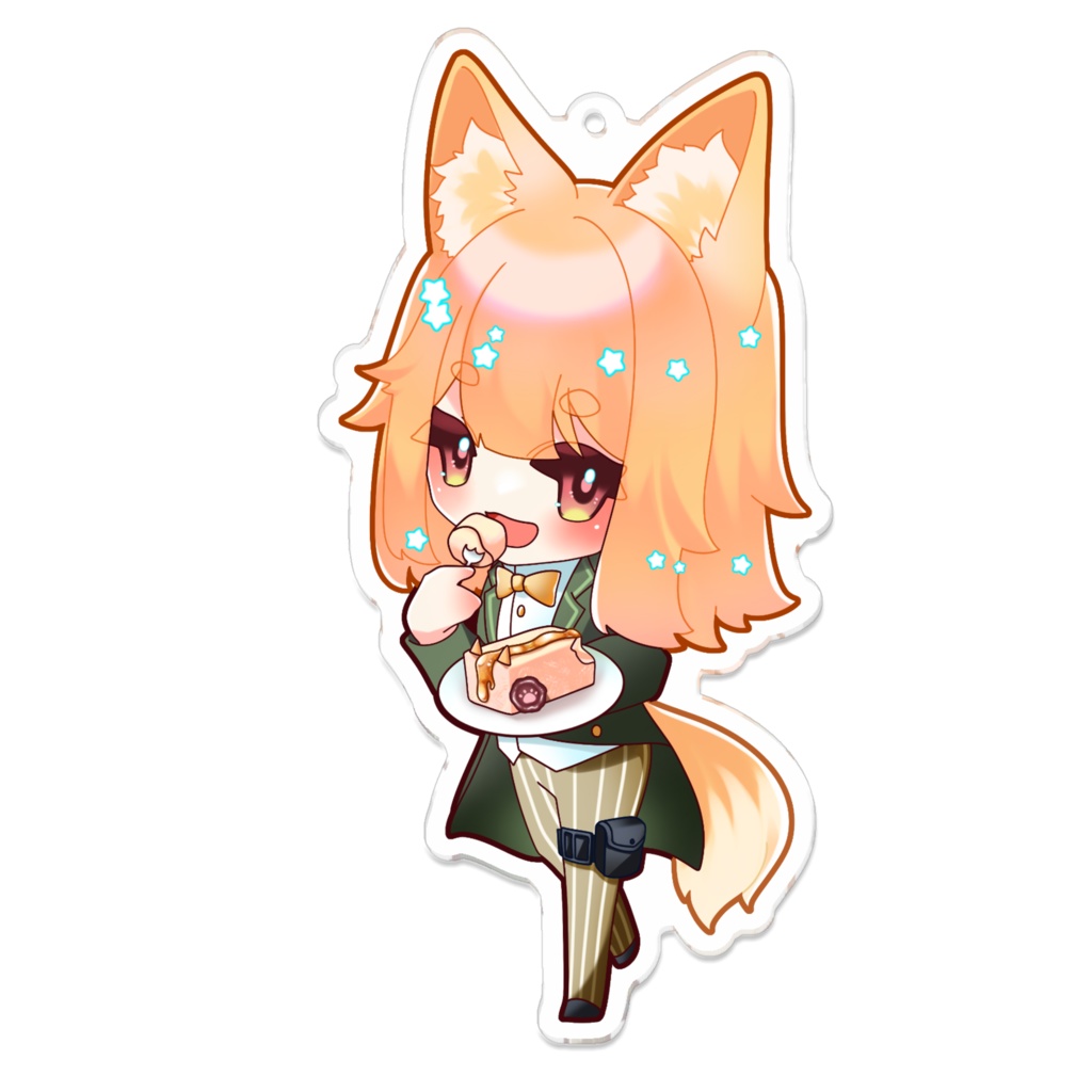 ちほう推しin富山オリジナルアクリルキーホルダー『捨て犬コレット』