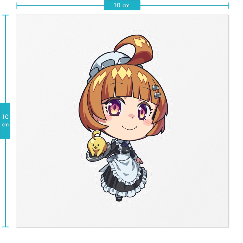 ちほう推しin富山オリジナルステッカー『珠乃ぴょこ』