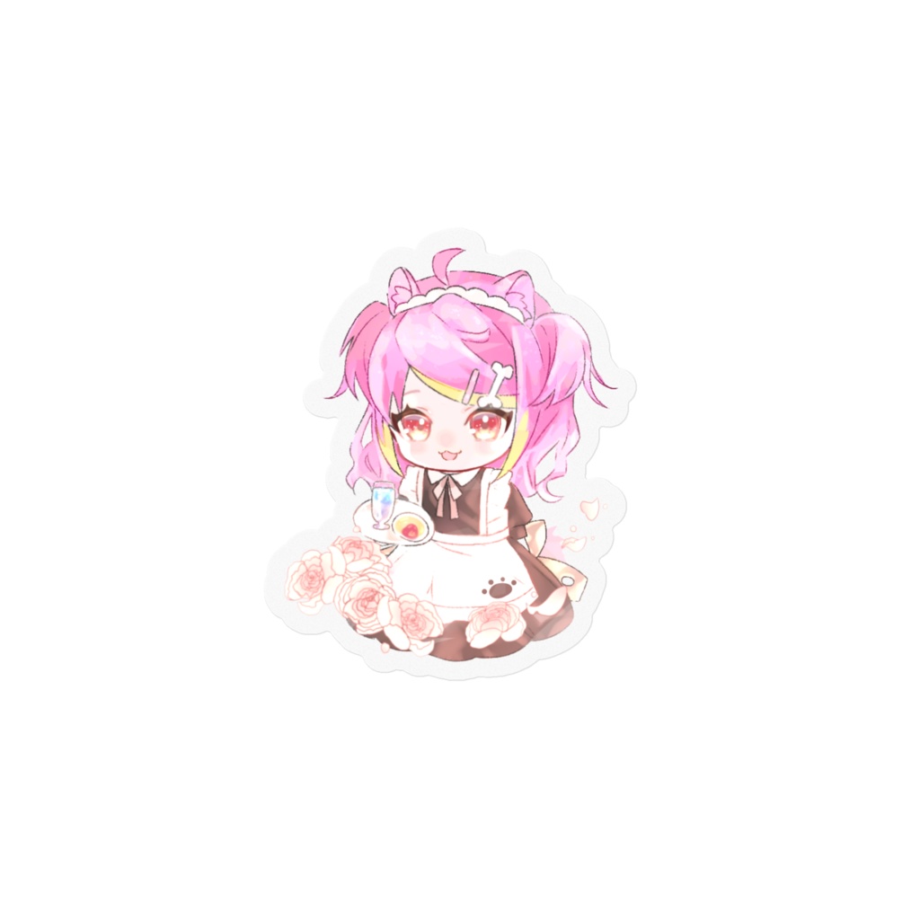 ちほう推しin富山オリジナルステッカー『犬見ぽめこ』