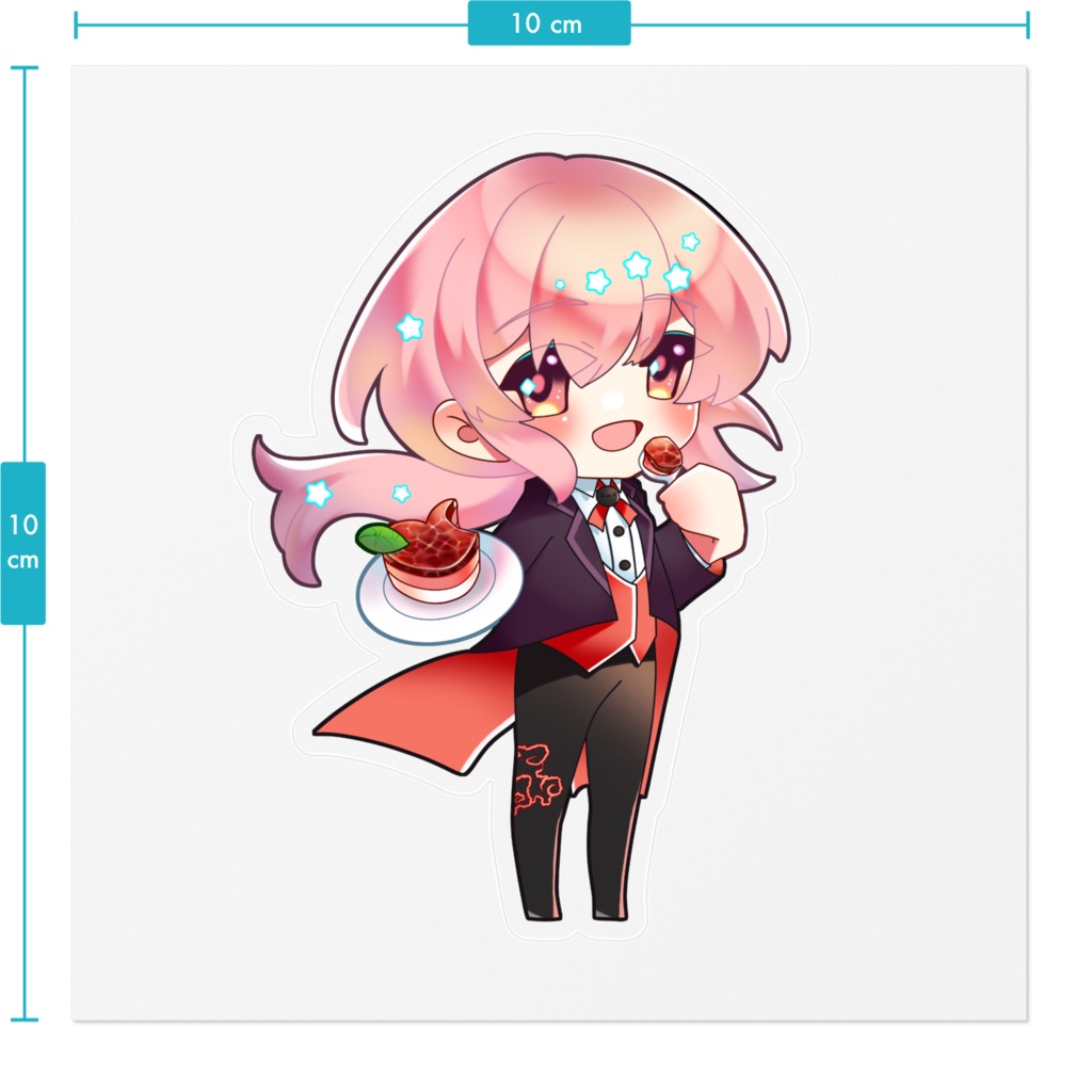 ちほう推しin富山オリジナルステッカー『ニョン』