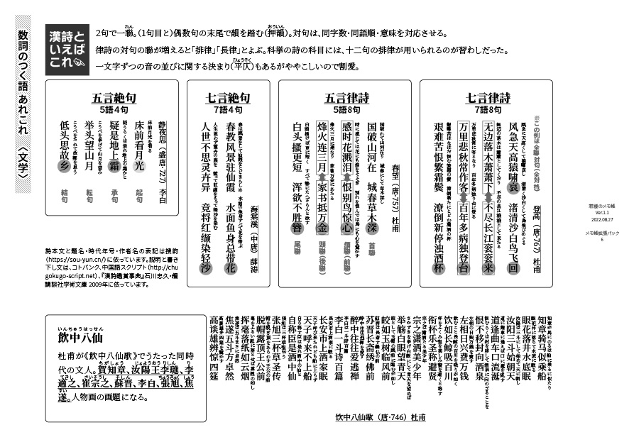 若様のメモ帳  Ver.1.1 のおまけ