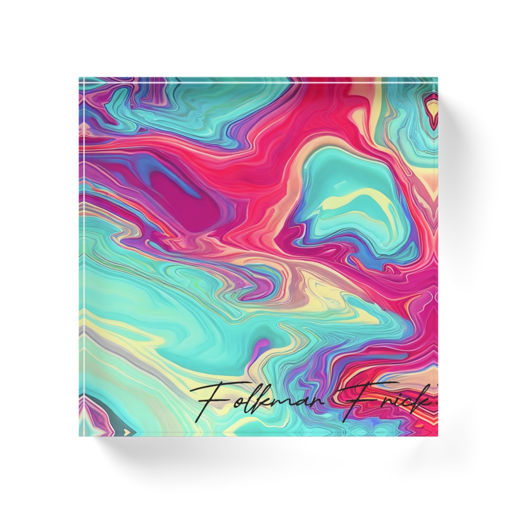 マーブル アクリルブロック