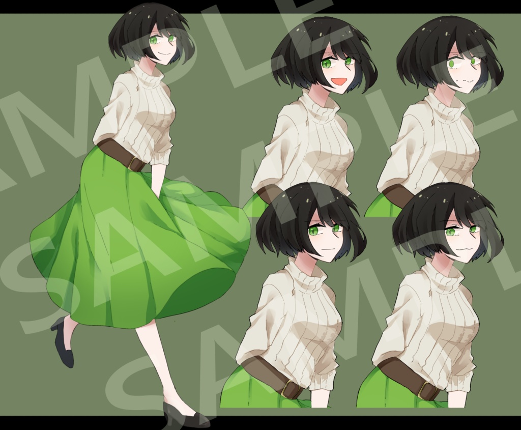 フリー立ち絵素材①