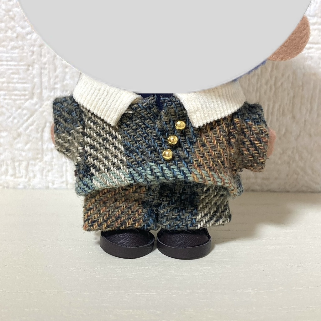 10〜12㎝ぬい用 レースアップシューズ