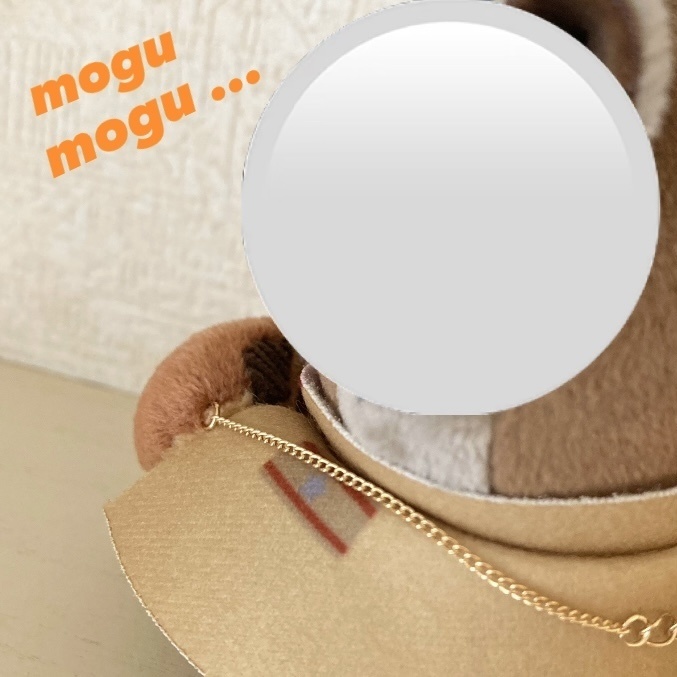 ぬいぐるみ用 あんぱんポシェット