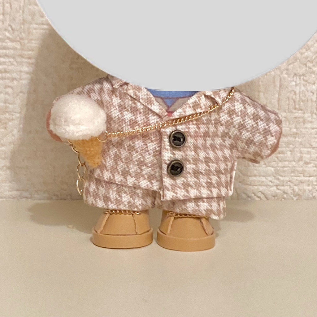 10〜12㎝ぬい用 アイスクリームポシェット