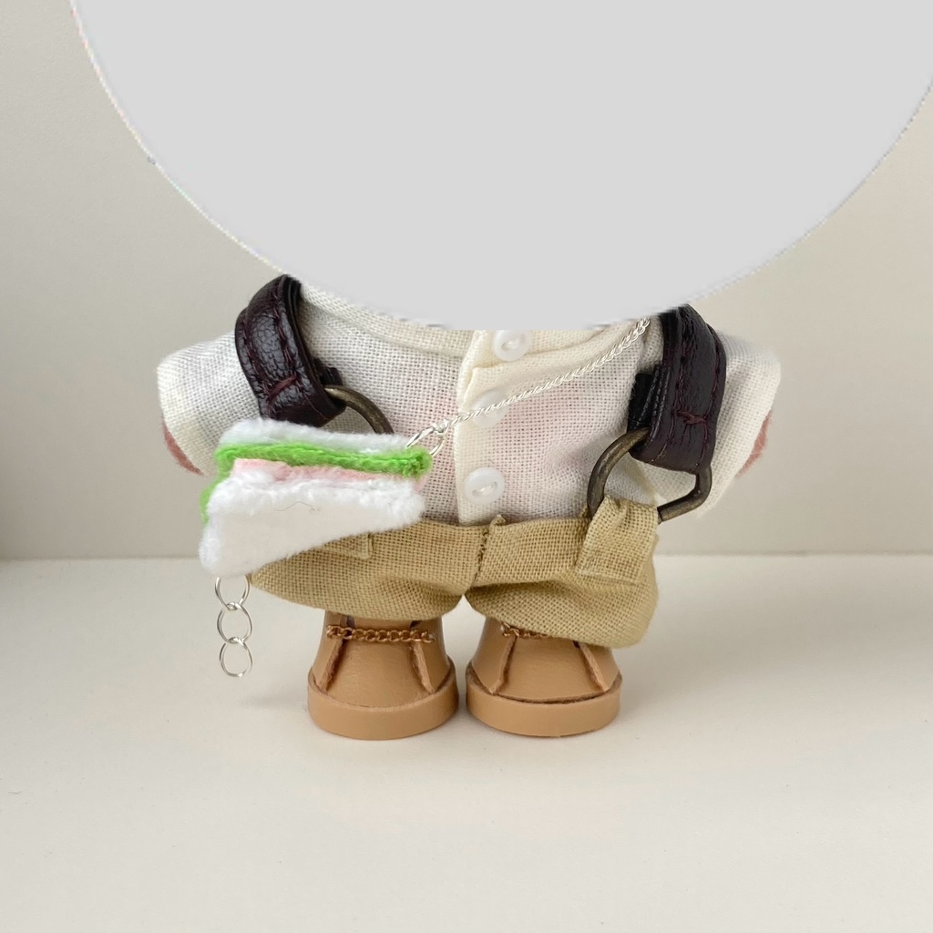 10〜12㎝ぬい用 サンドイッチポシェット